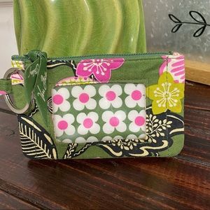 Vera Bradley ID Change Purse w/ Key Ring